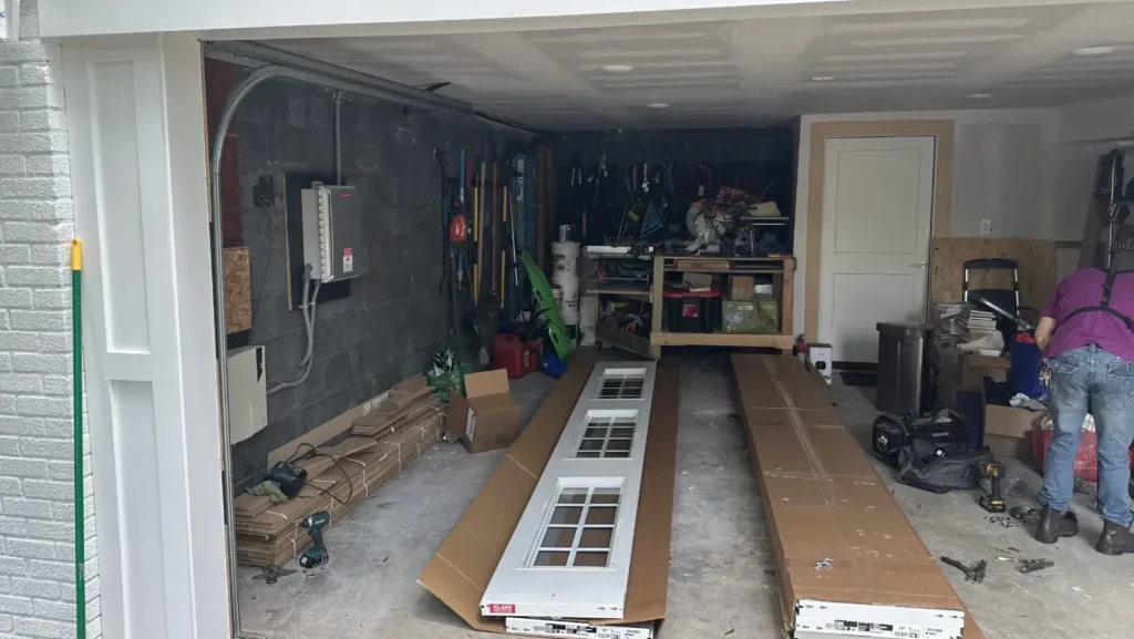 Garage door repair