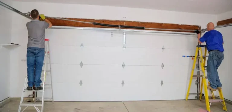 Garage door spring replacement