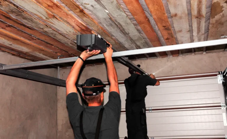 Garage door spring replacement