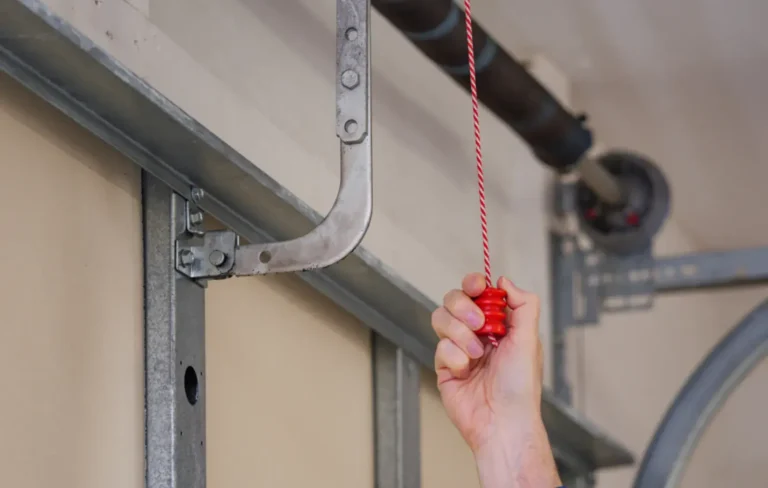 Garage door spring replacement