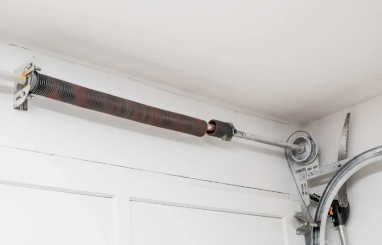 Garage door spring replacement