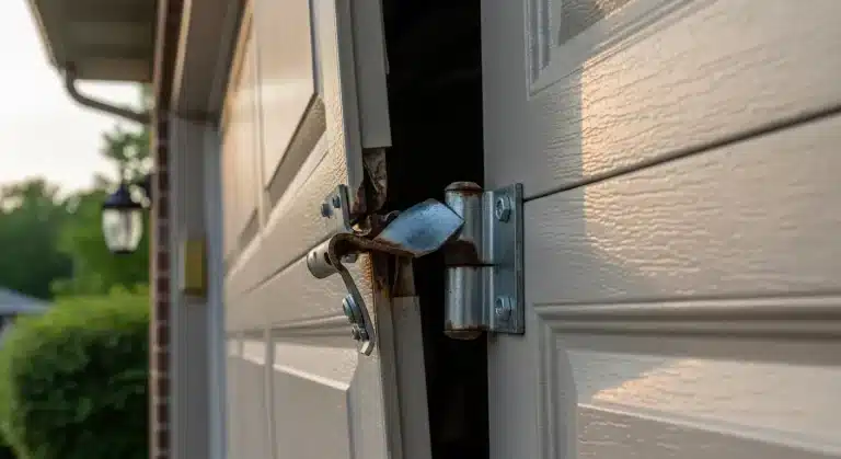 garage door broken hinge wisconsin