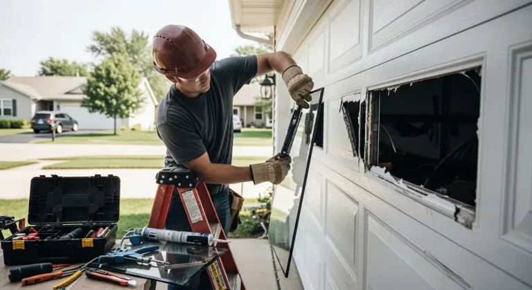 window replacement on garage doors de pere wi